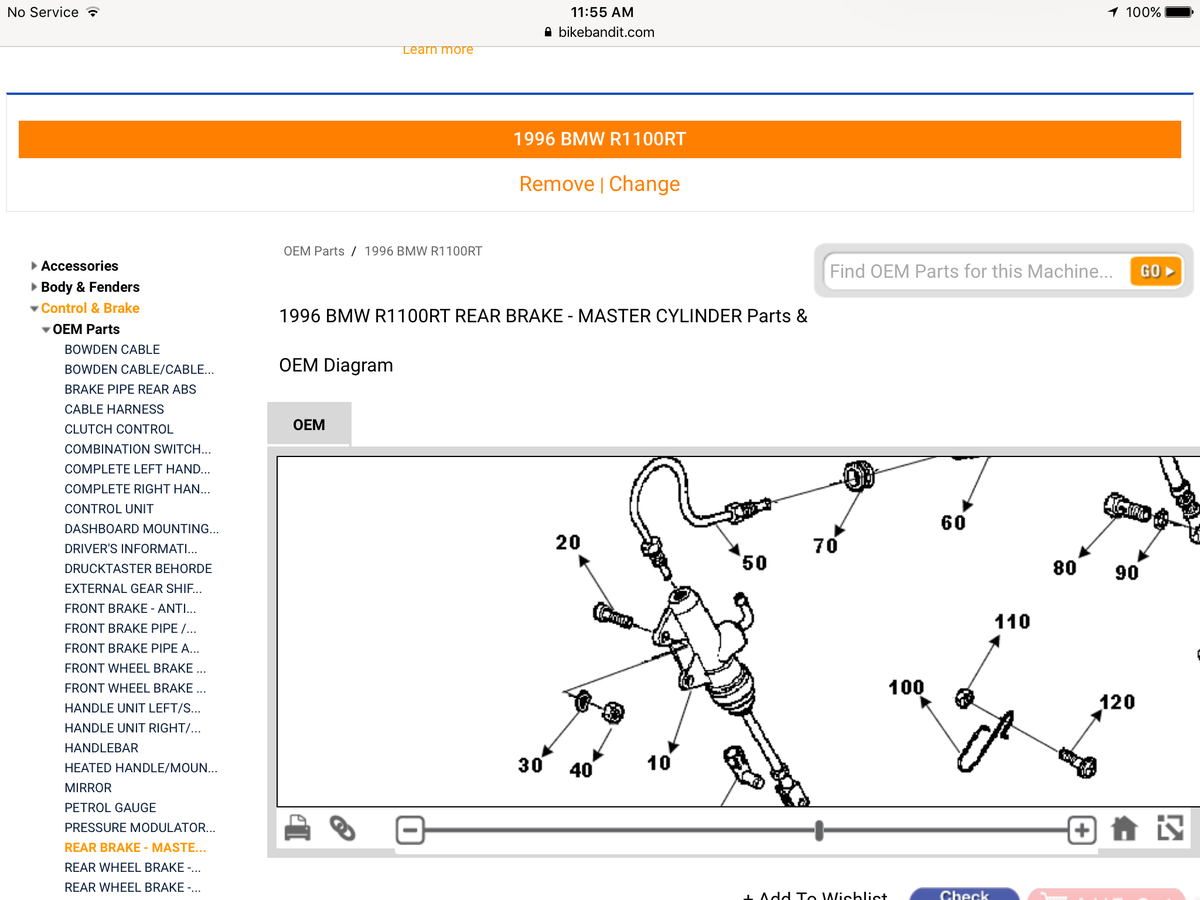 96 R11RT, no rear brake pressure - Oilheads - BMWSportTouring