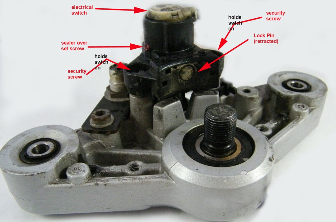 1150R with vandalized ignition Oilheads BMWSportTouring