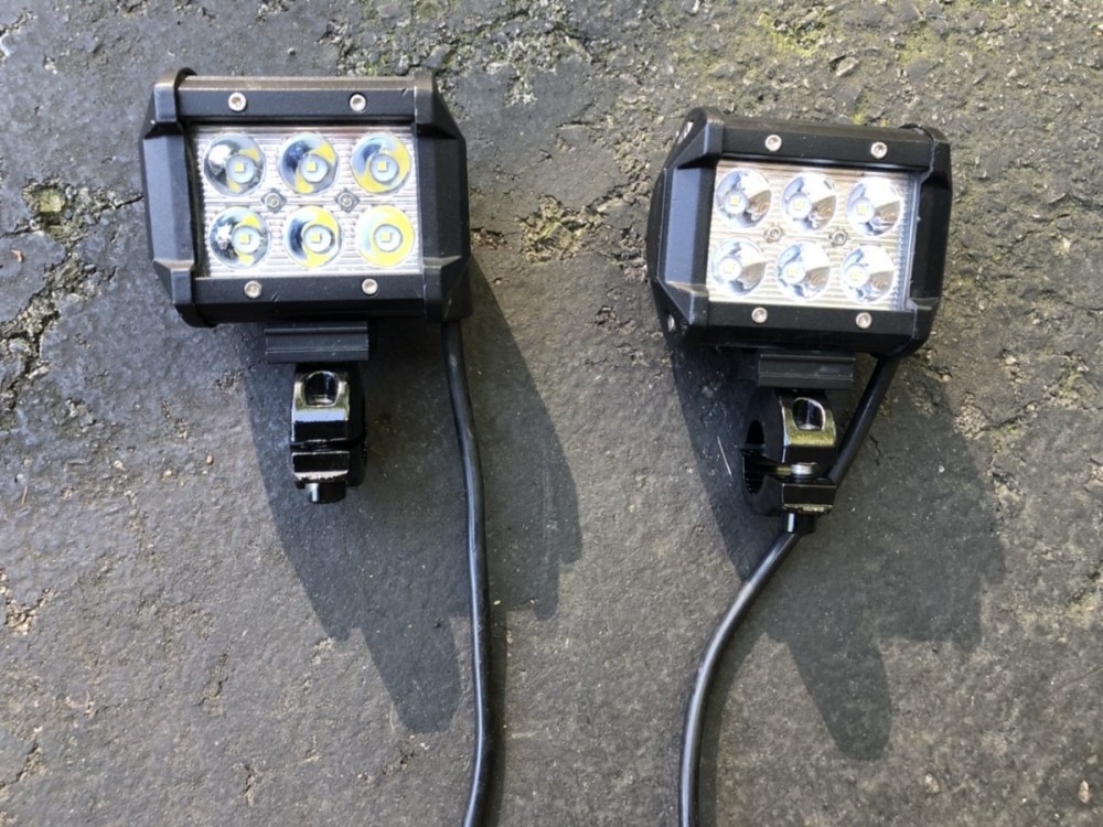 R1150 touratech Crash Bars and LED driving lights Parts and