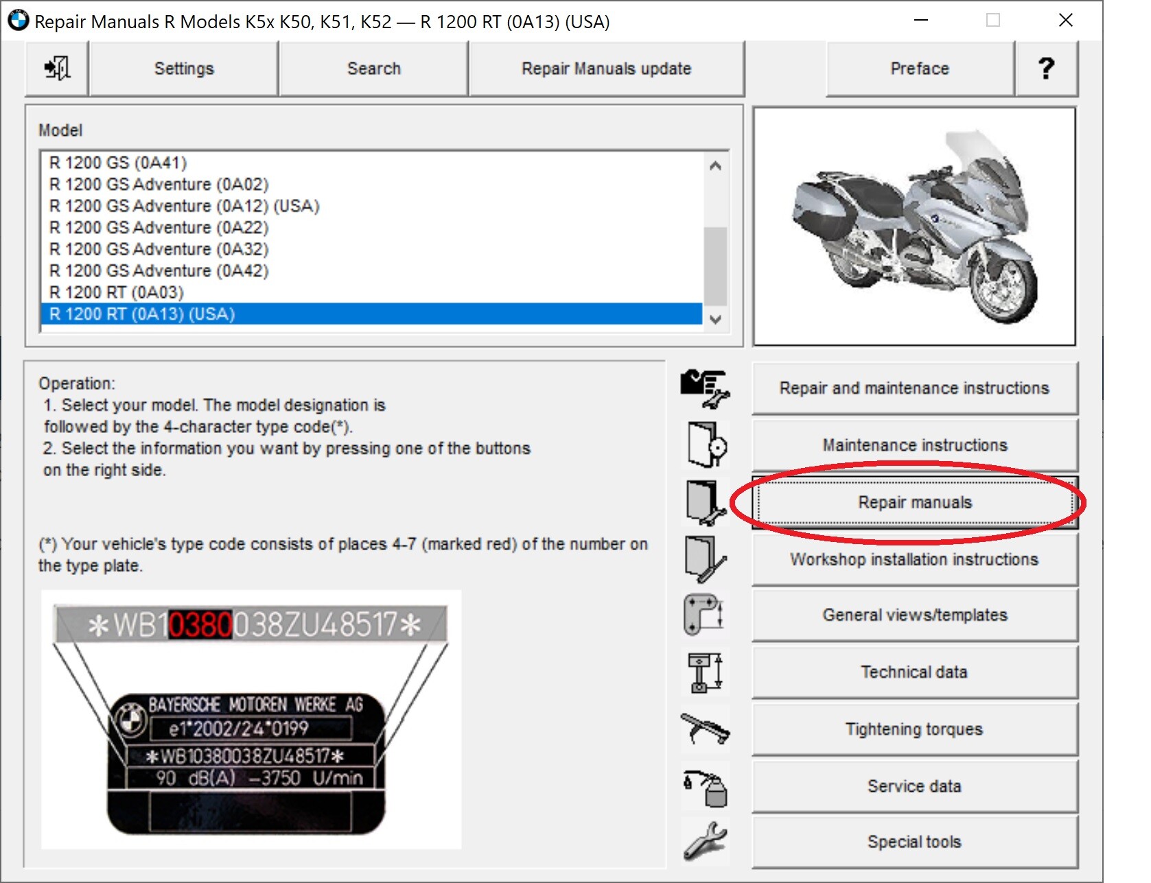 BMW R1200RT Workshop Manual 2005-2013 – K26 R 1200 RT Service Repair On USB