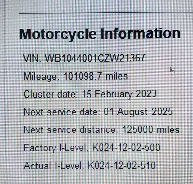 Odometer versus Computer Mileage difference Camheads BMWSportTouring