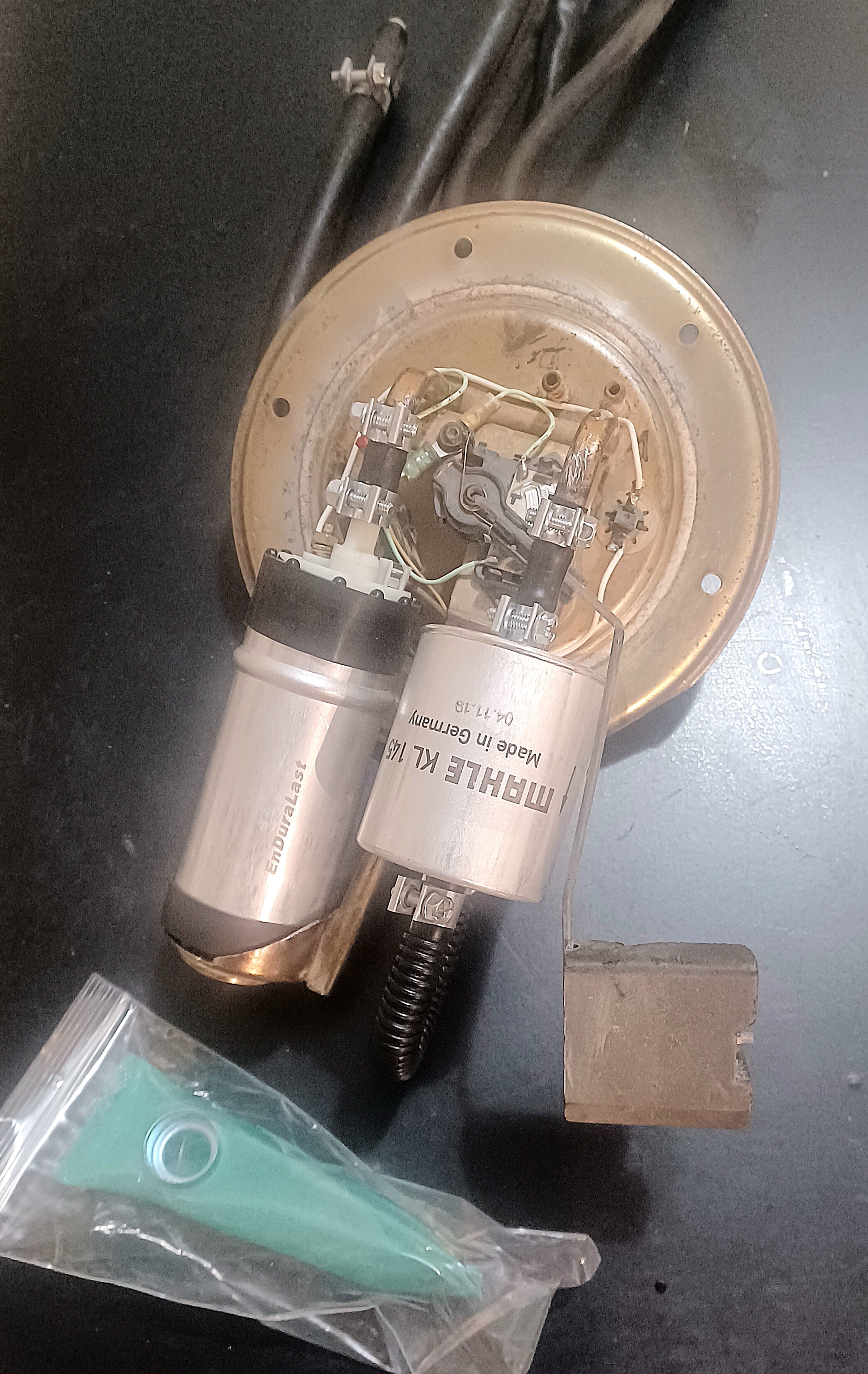 Fuel tank pump filter rebuild, review, observations, and questions