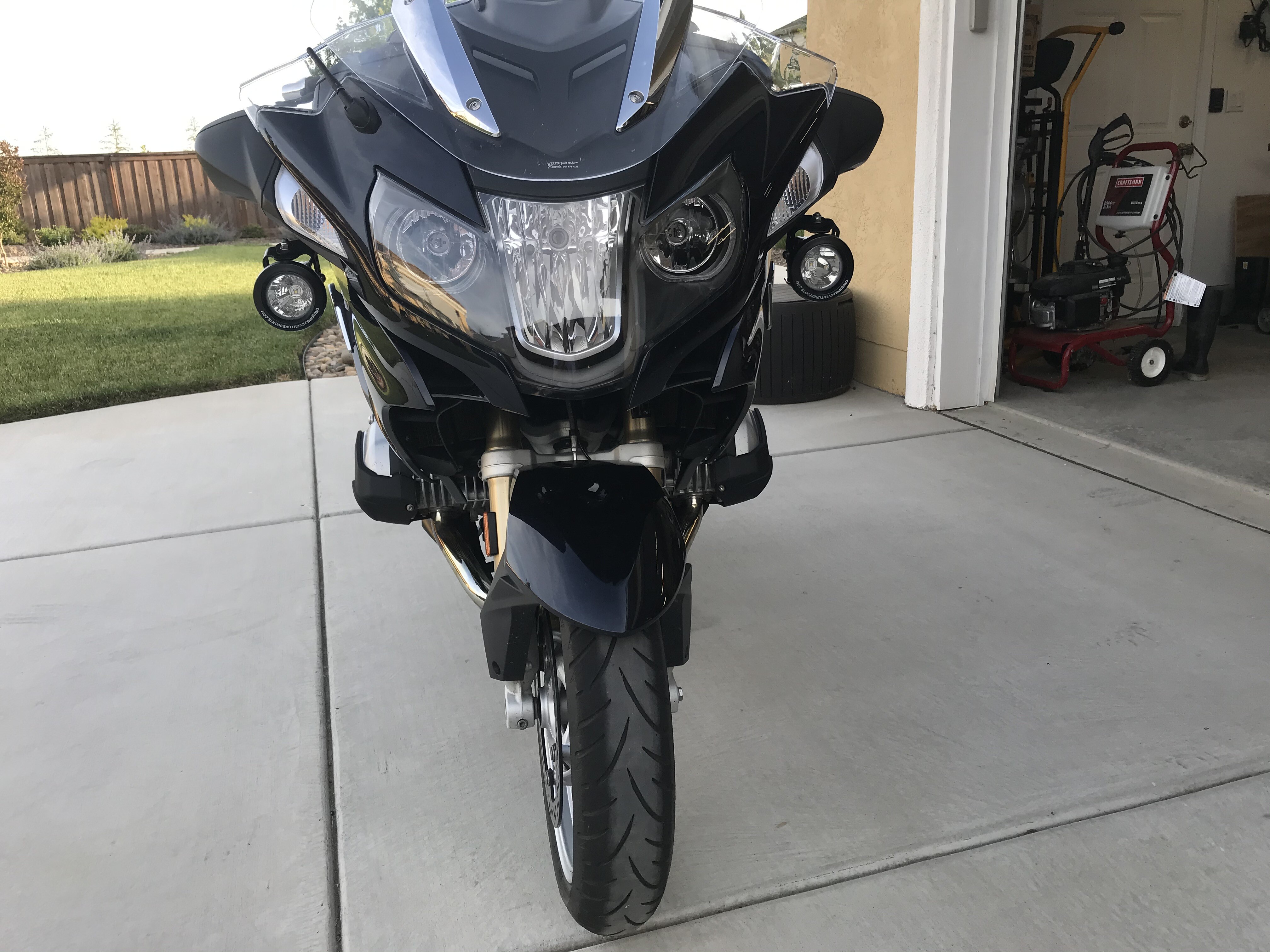 SOLD Cyclops Aux Light Mounts for R1200RTW and Early R1250RT Parts