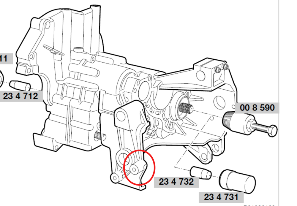 R1150RT Gearbox Lug Oilheads BMWSportTouring