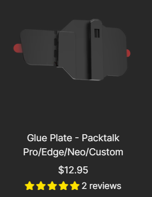 thumbnail interactive-video image 1 of Cardo PackTalk Edge / Pro / Neo / Custom Replacement Adhesive 3M Mount (REP00100) 1 of 6