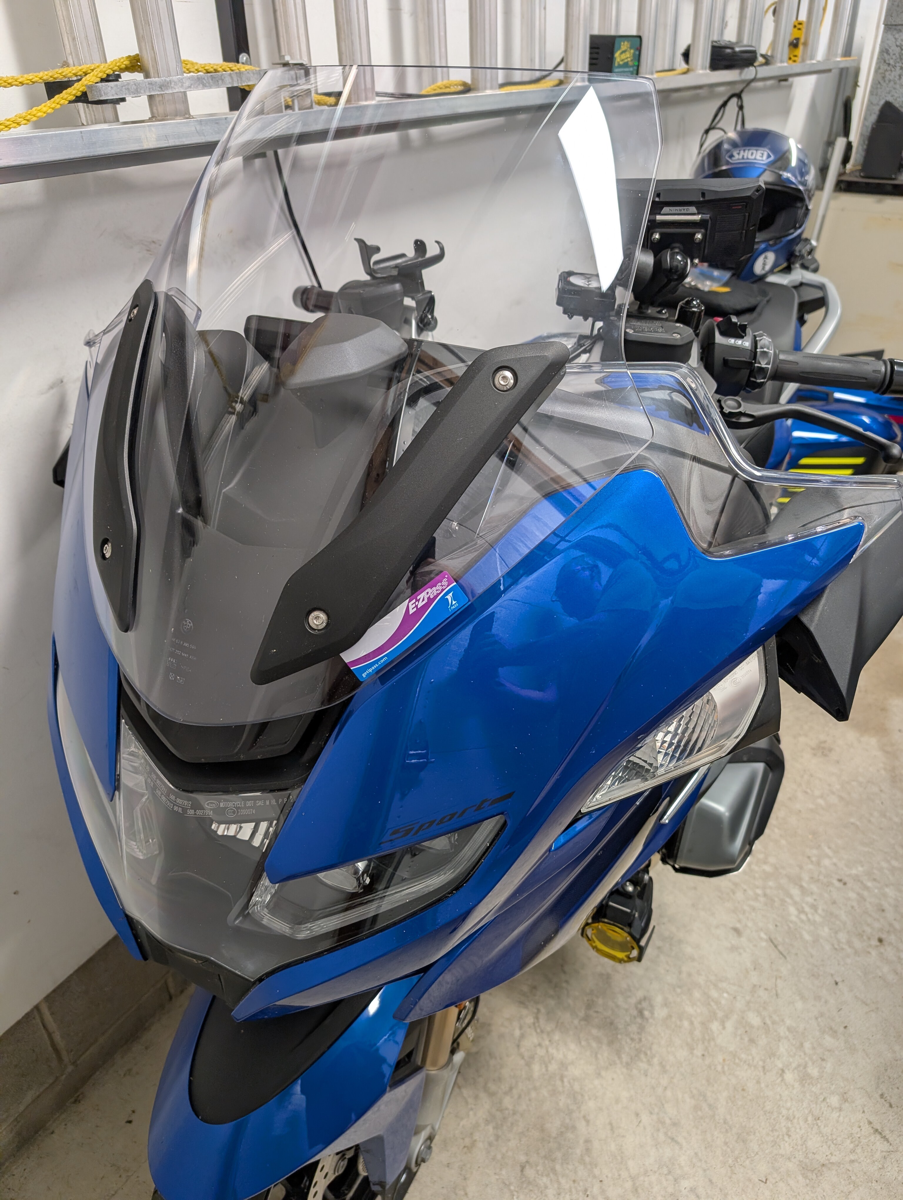 Where to put toll road sticker? - Motorcycle Talk - BMWSportTouring
